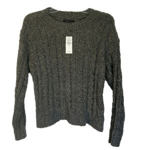 AMERICAN Eagle NWT Gray chenille sweater XS